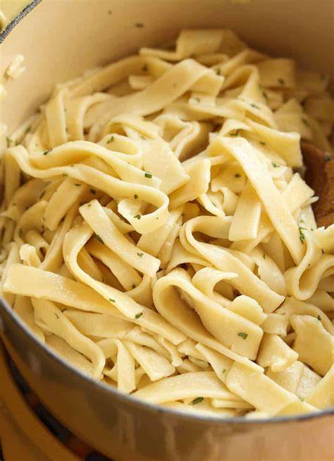egg noodles cooking