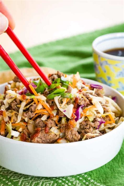 Recipe Easy Whole30 Egg Roll in a Bowl Kitchn