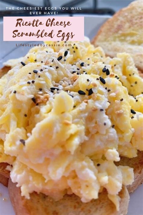Image of egg salad with ricotta cheese