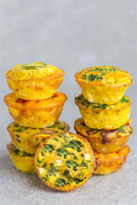 Egg Spinach Keto Muffins