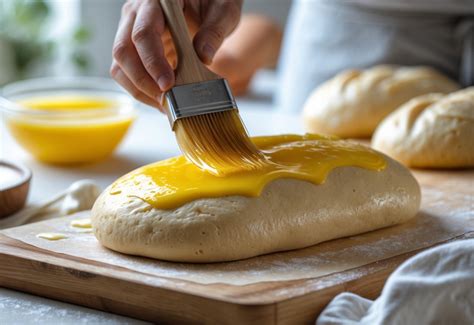Egg Wash On Bread Dough