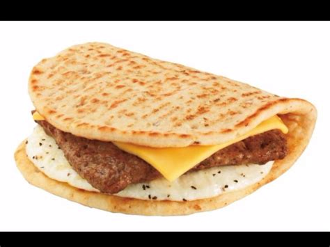 Egg White Turkey Sausage Flatbread Dunkin