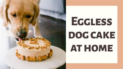 Eggless Dog Birthday Cake