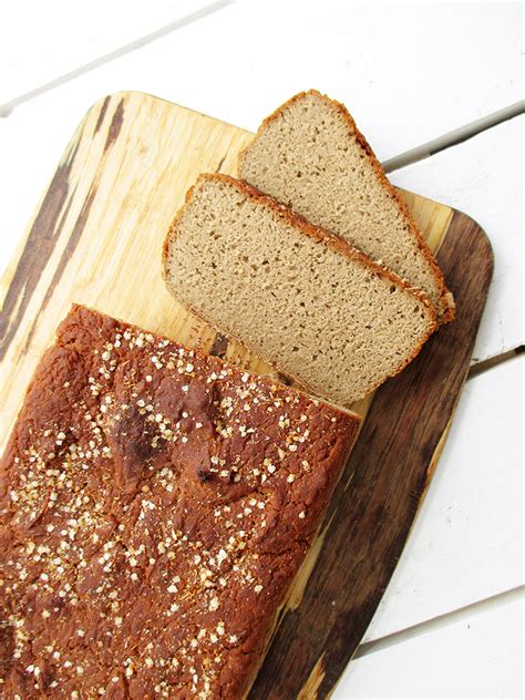 Eggless Buckwheat Bread