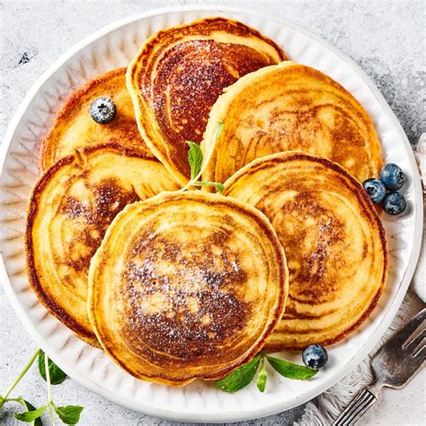 Eggless Pancakes With Yeast
