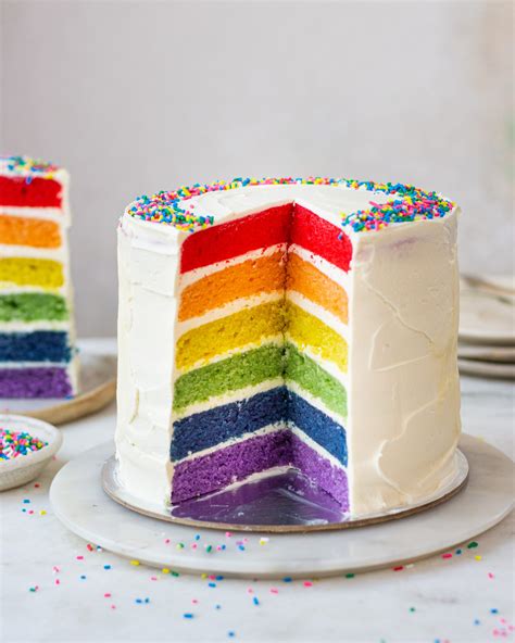 Easy Vegan Rainbow Cake Recipe (Natural Colors!) The Banana Diaries