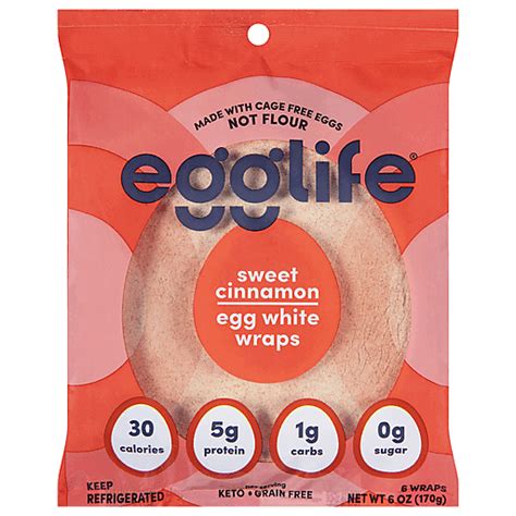 egglife egg white wraps sweet cinnamon