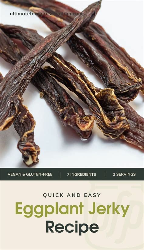 Eggplant Beef Jerky