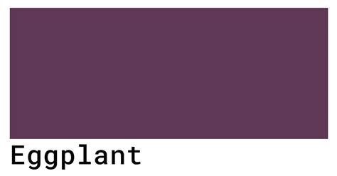 Eggplant Color Code