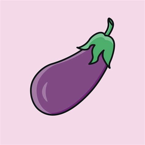 Eggplant Drawing