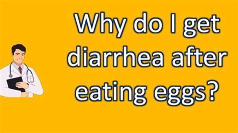 Eggs Cause Diarrhea