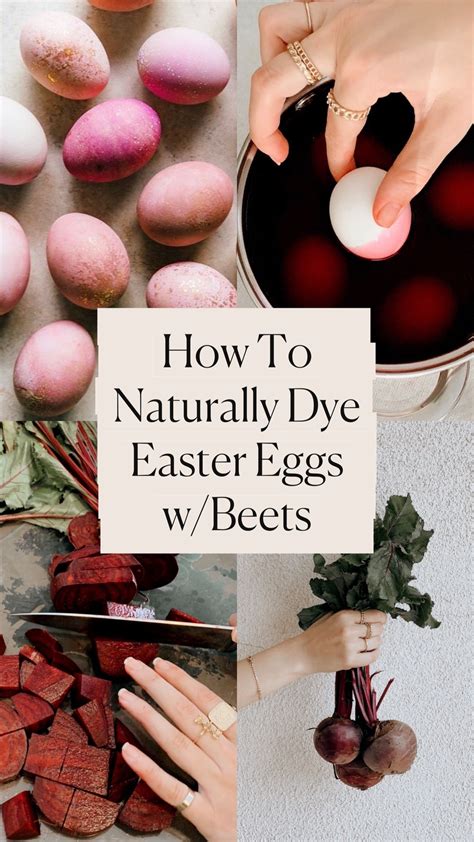 Eggs Dyed With Beets