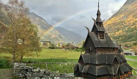 Norvège l'église en bois debout de Geo.fr