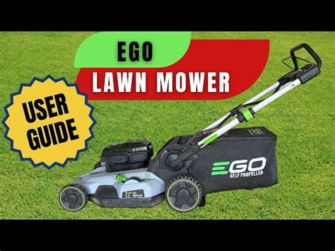 Ego Self Propelled Mower Instructions
