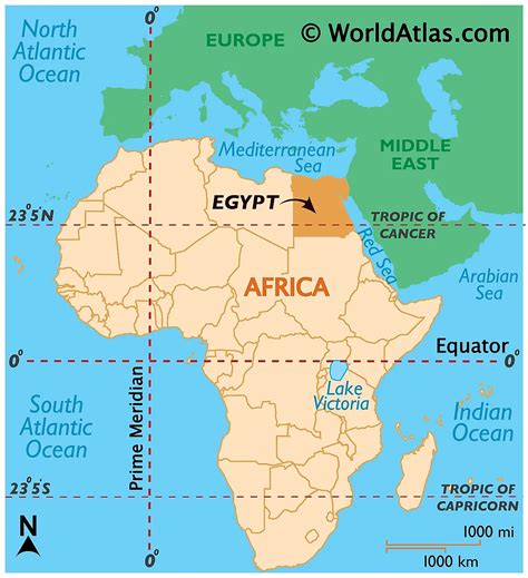 Where is Egypt? Located in The World? Egypt Map Where is Map