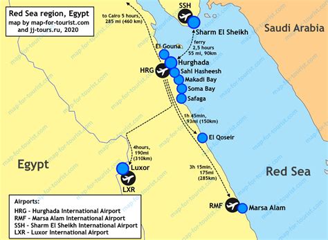 egypt red sea resorts map