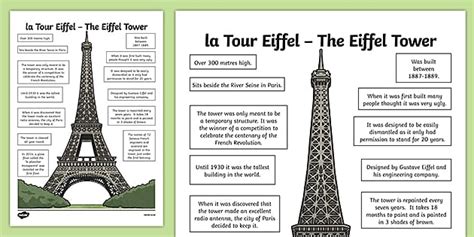 eiffel tower basic information