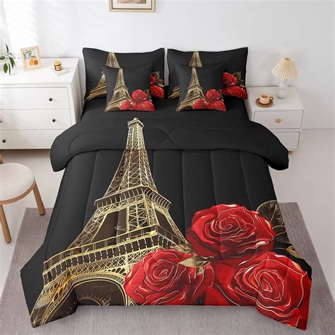 Eiffel Tower Twin Bed Comforter