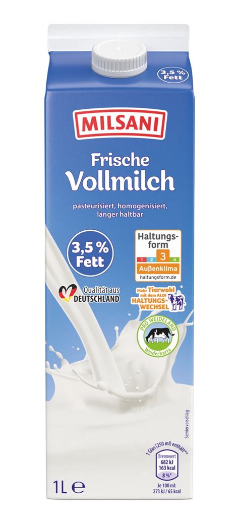ein liter milch preis