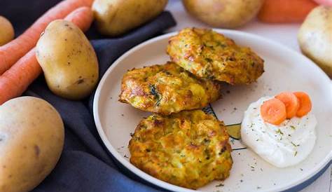 Gemüse-Kartoffel Taler mit Käse - schnell & einfach ⋆ Lieblingszwei