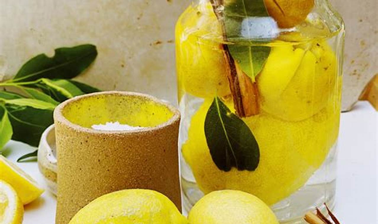 Entdeckt: Einkaufsgeheimnisse für unwiderstehlich eingelegte Zitronen