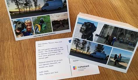 [Werbung] Postkarten selbst gestalten mit MyPostcard - Jack auf Reisen