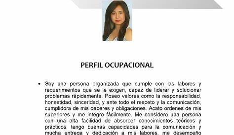 (PDF) HOJA DE VIDA Perfil Profesional | Loraines Aguilera - Academia.edu
