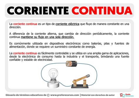 Tipos de corriente eléctrica
