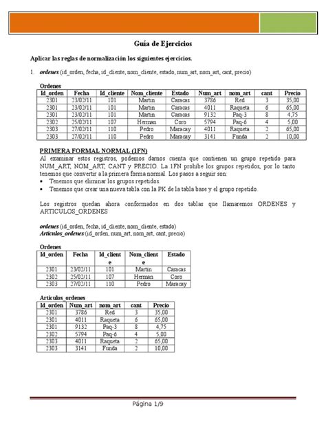 Awasome Ejercicios De Bases De Datos Popular