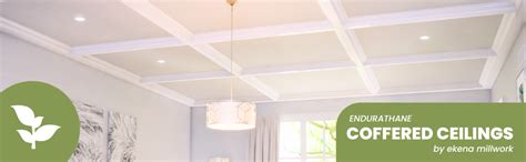 ekena millwork coffered ceiling