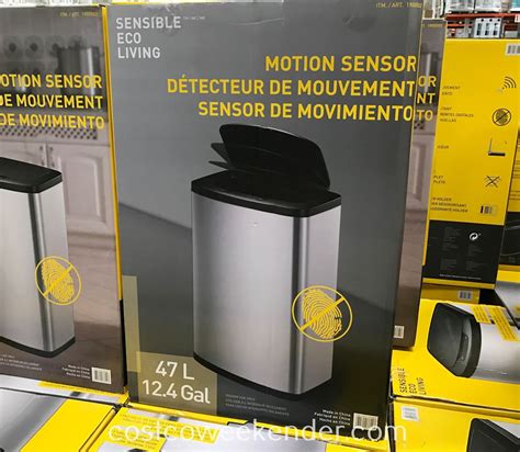 eko motion sensor trash can manual
