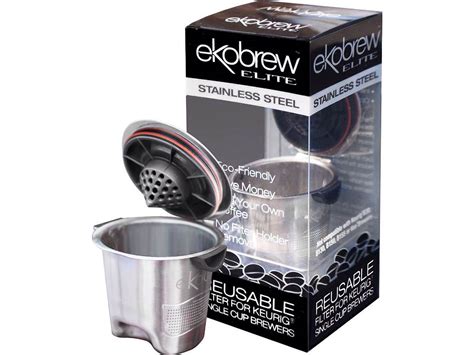 ekobrew stainless steel refillable k cup