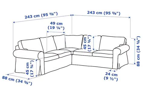 Ektorp Sectional Dimensions