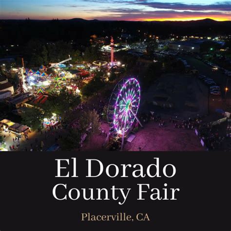 El Dorado County Fairgrounds Event Calendar 2024