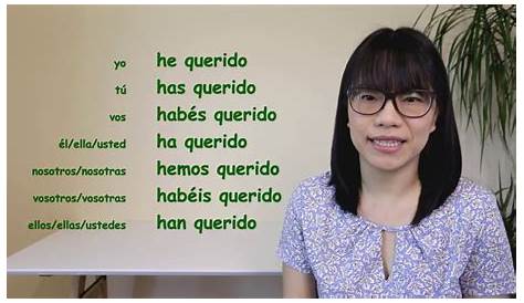verbo querer en español. spanish. español- verbos. regulares. aprender