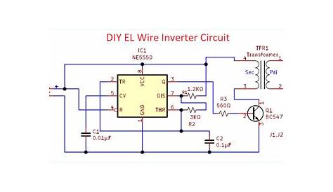 El Wire Inverter Circuit Components How To Infer Pinout And Winding Ratio Of This