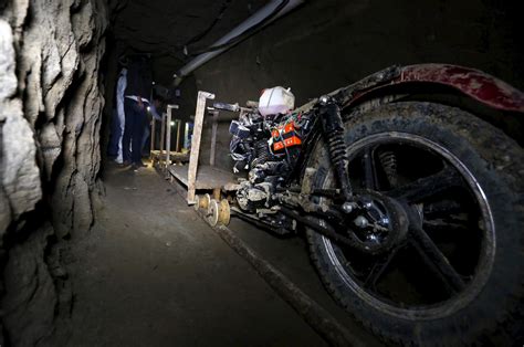 el chapo motorcycle tunnel