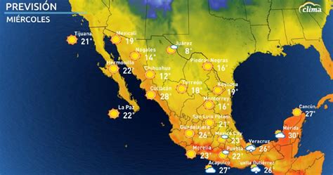 el clima en mexico hoy