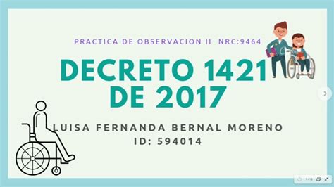 el decreto 1421 de 2017