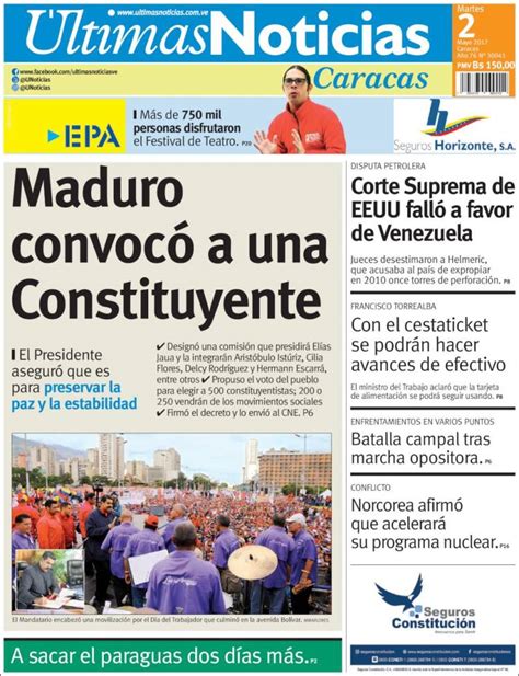 el diario noticias de venezuela