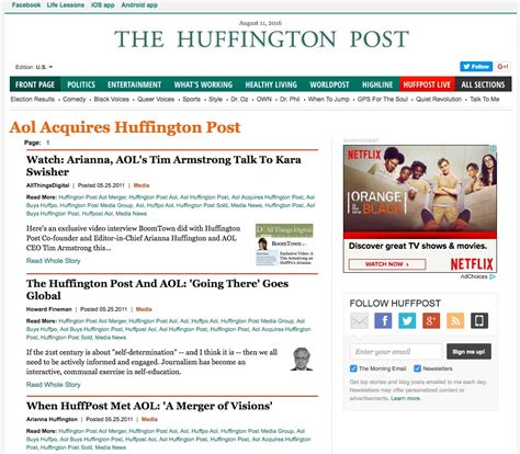 el huffington post blogs