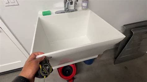 el mustee wall mount laundry tub sink
