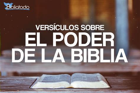 el poder de la biblia