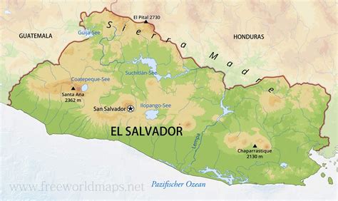 el salvador geographische lage