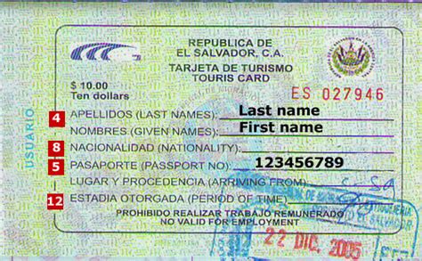 el salvador visa official website