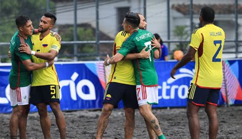 el salvador vs colombia futbol playa