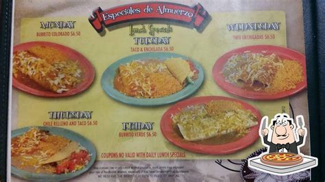 el tapatio mexican restaurant coquille menu