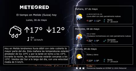 el tiempo en melide