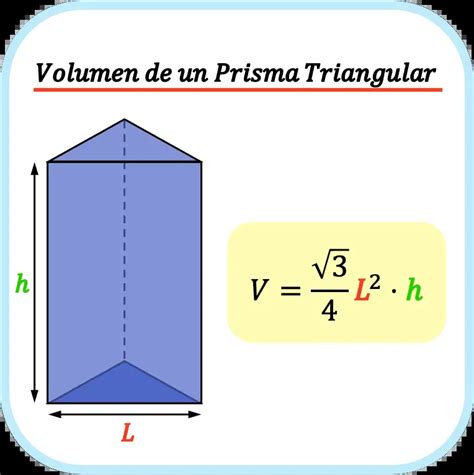 Formula para obtener el volumen de la prisma triangular AYUDA Brainly.lat