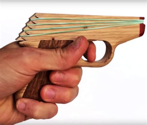 Elastic Band Gun Hand